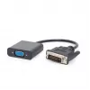 Video-adapterkabel Gembird DVI-D (stekker) naar VGA (bus) 0,2 m, zwart