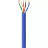 Techly ITP6-CCA-305-BL netwerkkabel Cat6 U/UTP, 305 m, massief, CCA, blauw