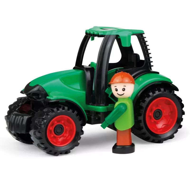 Lena Truckies tractor, tractor, 2 jaar, kunststof, zwart, groen