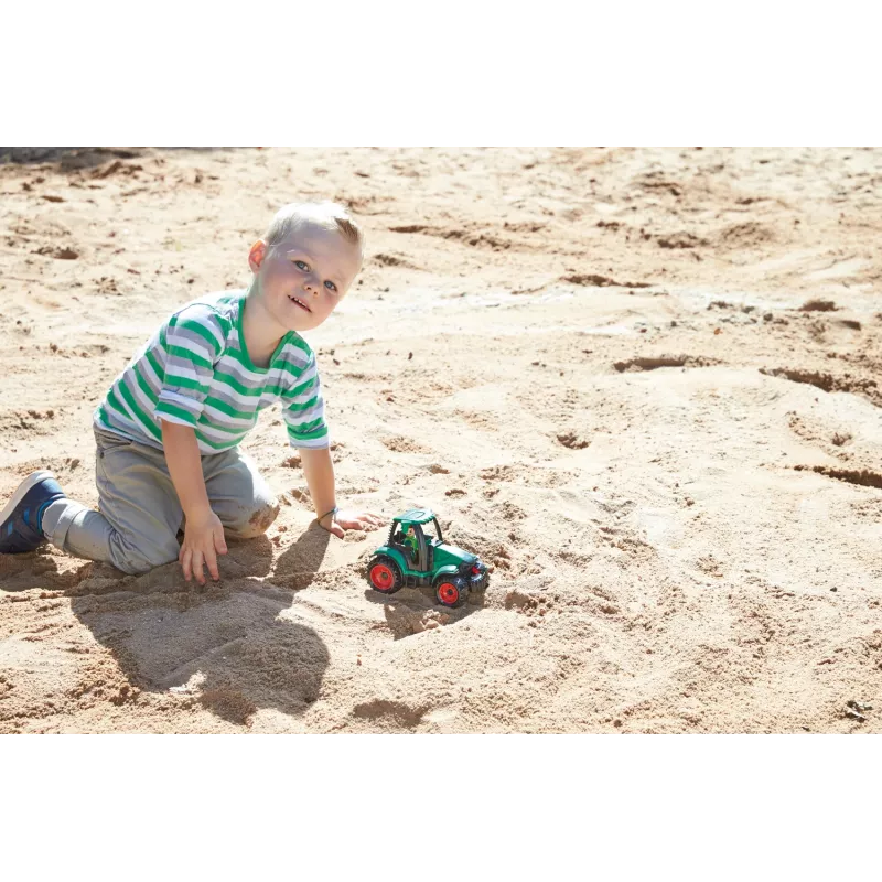 Lena Truckies tractor, tractor, 2 jaar, kunststof, zwart, groen