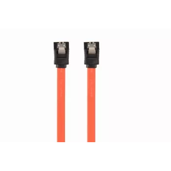GEMBIRD SATA III datakabel, metalen clips, 30 cm – bulkverpakking