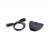 HDMI-interfacehub Gembird DSW-HDMI-35 — 3 aansluitingen, HDMI, 0,5 m kabel, zwart