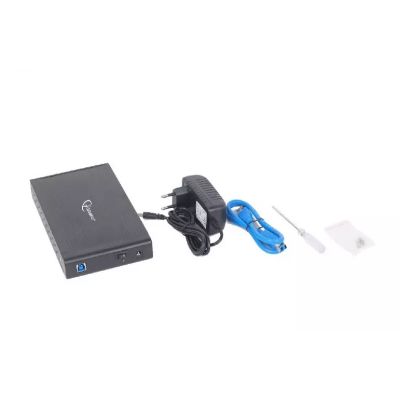 GEMBIRD externe USB 3.0 behuizing 3,5 inch – zwart