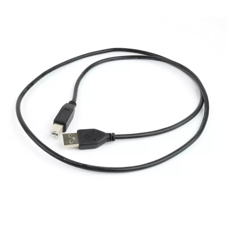 GEMBIRD USB 2.0 Type-A naar USB Type-B kabel 1m, zwart