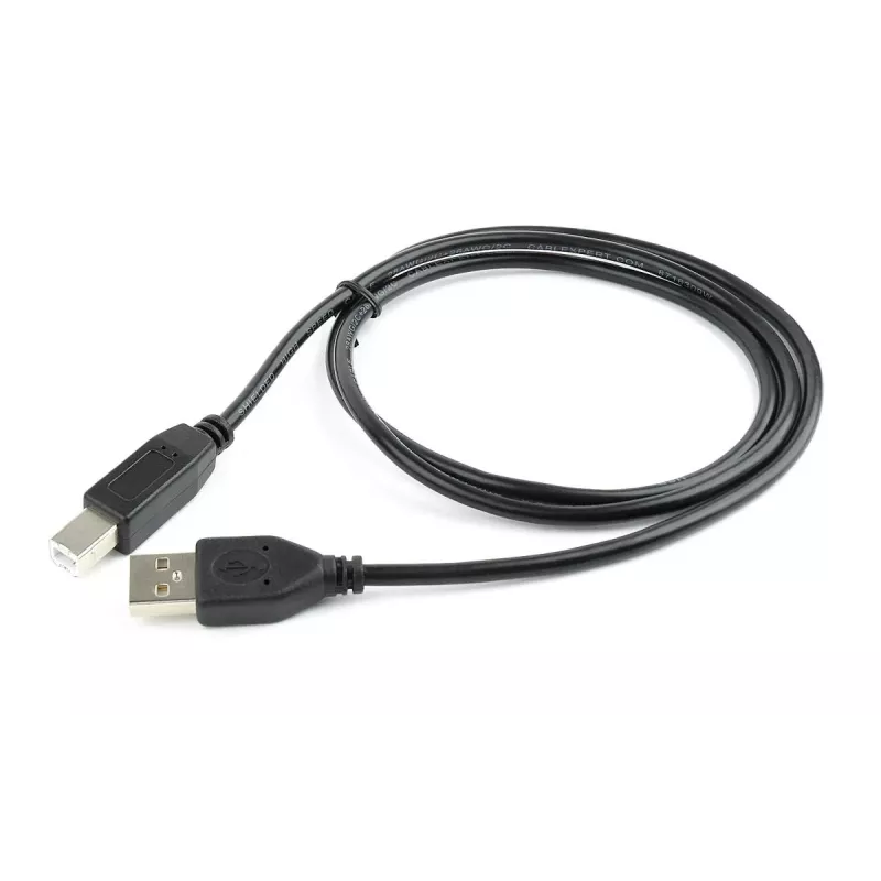 GEMBIRD USB 2.0 Type-A naar USB Type-B kabel 1m, zwart