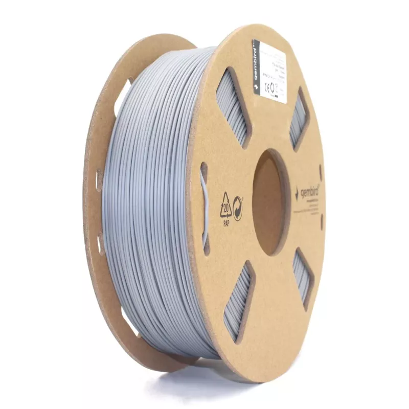GEMBIRD PLA-filament grijs, 1,75 mm, 1 kg