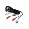 Audiokabel Gembird CCA-2R2R-6 1,8 m 2 x RCA zwart