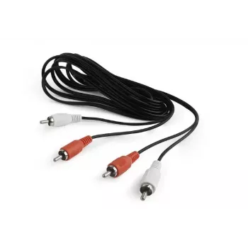 Audiokabel Gembird CCA-2R2R-6 1,8 m 2 x RCA zwart