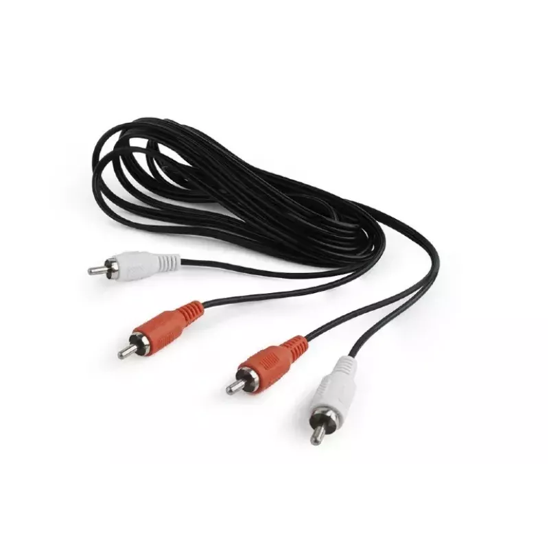 Audiokabel Gembird CCA-2R2R-6 1,8 m 2 x RCA zwart