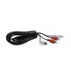 Audiokabel Gembird CCA-2R2R-6 1,8 m 2 x RCA zwart