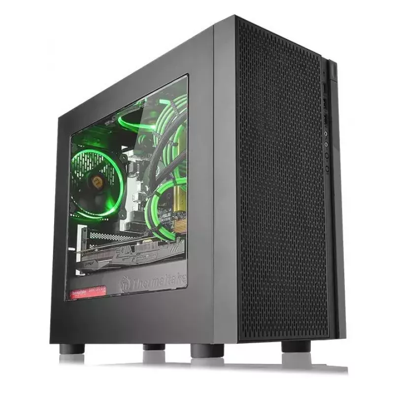 PC-behuizing Thermaltake Versa H18 micro tower zwart