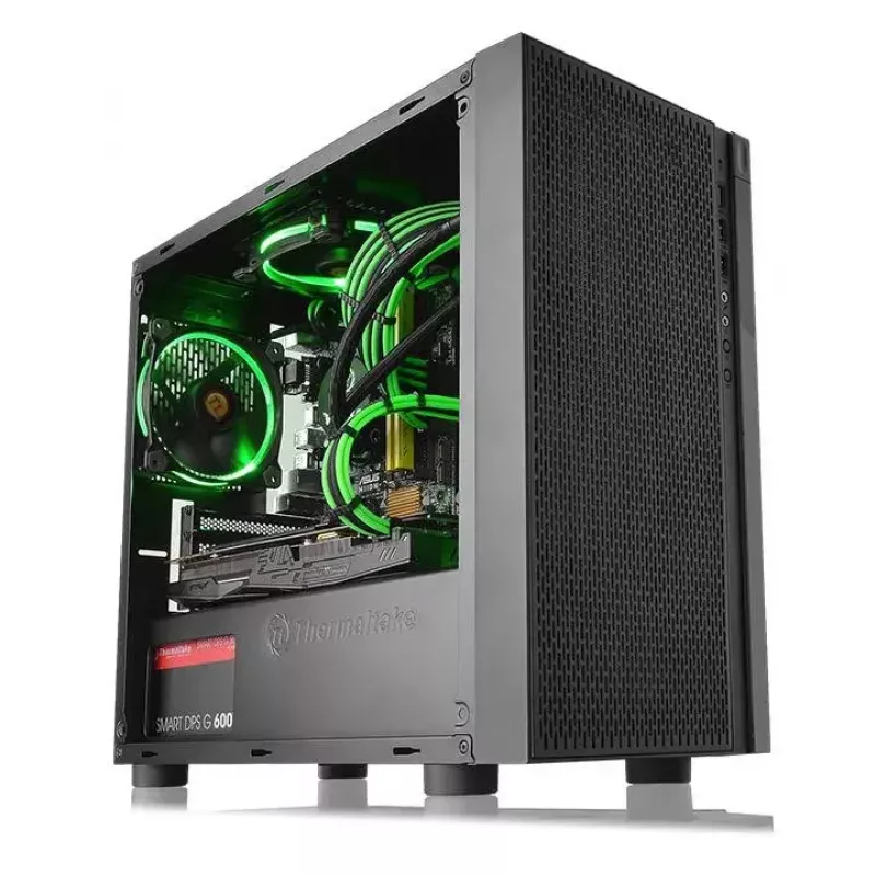 PC-behuizing Thermaltake Versa H18 micro tower zwart