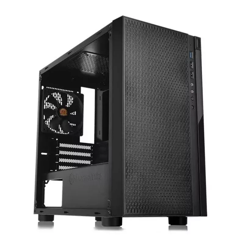 PC-behuizing Thermaltake Versa H18 micro tower zwart
