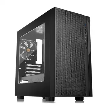 PC-behuizing Thermaltake Versa H18 micro tower zwart