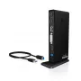 ICY BOX IB-DK2241AC bedraad USB 3.2 Gen 1 (3.1 Gen 1) Type-A zwart
