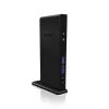 ICY BOX IB-DK2241AC bedraad USB 3.2 Gen 1 (3.1 Gen 1) Type-A zwart