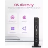 ICY BOX IB-DK2241AC bedraad USB 3.2 Gen 1 (3.1 Gen 1) Type-A zwart