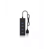 ICY BOX IB-HUB1409-U3 USB 3.2 Gen 1 (3.1 Gen 1) Type-A 5000 Mbit/s zwart