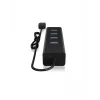 ICY BOX IB-HUB1409-U3 USB 3.2 Gen 1 (3.1 Gen 1) Type-A 5000 Mbit/s zwart