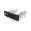 ICY BOX IB-168SK-B trayloze verwisselbare behuizing voor 3,5″ SATA-hdd in 5,25″-sleuf (13,3 cm), met slot, zwart