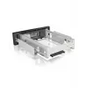 ICY BOX IB-168SK-B trayloze verwisselbare behuizing voor 3,5″ SATA-hdd in 5,25″-sleuf (13,3 cm), met slot, zwart