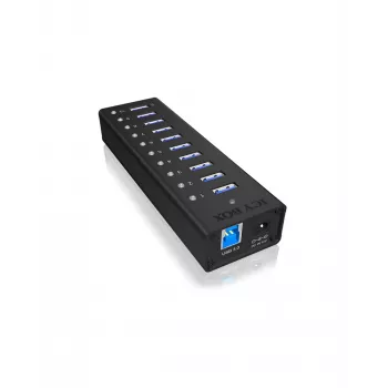 ICY BOX IB-AC6110 USB 3.2 Gen 1 (3.1 Gen 1) Type-B 5000 Mbit/s zwart
