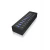 ICY BOX IB-AC6110 USB 3.2 Gen 1 (3.1 Gen 1) Type-B 5000 Mbit/s zwart