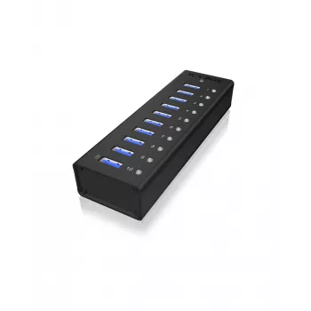 ICY BOX IB-AC6110 USB 3.2 Gen 1 (3.1 Gen 1) Type-B 5000 Mbit/s zwart
