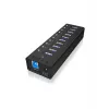 ICY BOX IB-AC6110 USB 3.2 Gen 1 (3.1 Gen 1) Type-B 5000 Mbit/s zwart