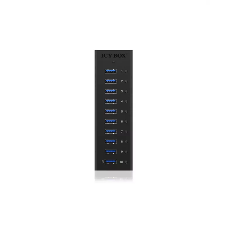ICY BOX IB-AC6110 USB 3.2 Gen 1 (3.1 Gen 1) Type-B 5000 Mbit/s zwart