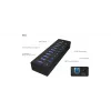 ICY BOX IB-AC6110 USB 3.2 Gen 1 (3.1 Gen 1) Type-B 5000 Mbit/s zwart