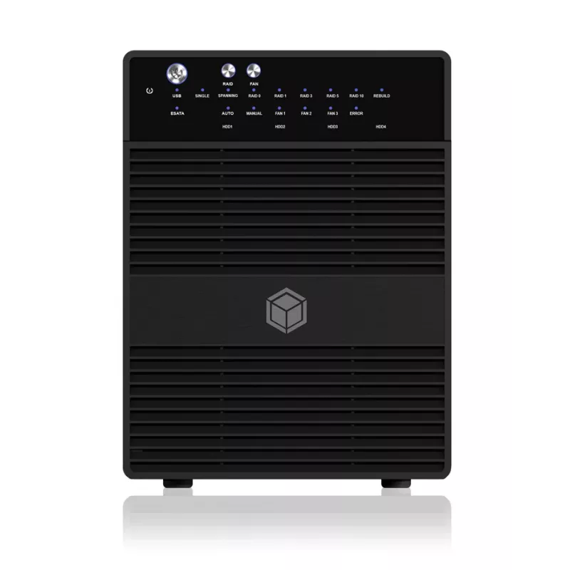 ICY BOX IB-RD3640SU3 HDD-behuizing zwart 3,5 inch