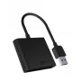 ICY BOX IB-CR301-U3 kaartlezer USB 3.2 Gen 1 (3.1 Gen 1) zwart