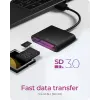ICY BOX IB-CR301-U3 kaartlezer USB 3.2 Gen 1 (3.1 Gen 1) zwart