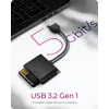 ICY BOX IB-CR301-U3 kaartlezer USB 3.2 Gen 1 (3.1 Gen 1) zwart
