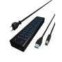 ICY BOX IB-AC6113 USB 3.2 Gen 1 (3.1 Gen 1) Type-B 5000 Mbit/s zwart
