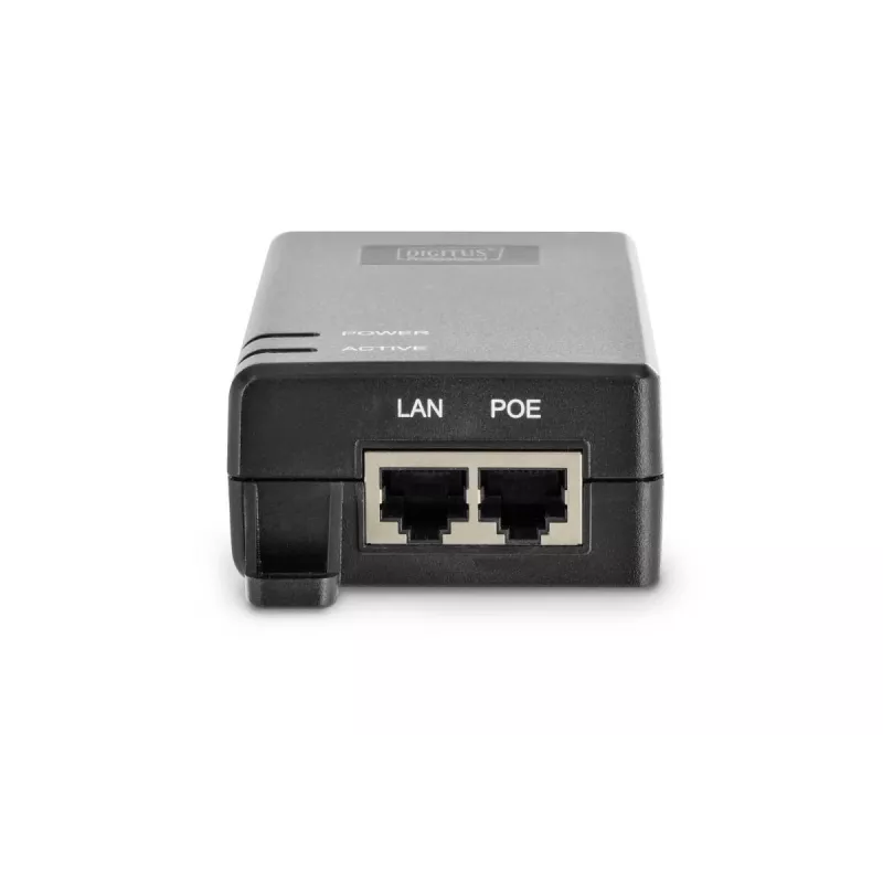 DIGITUS PoE+-injector, 802.3at 10/100/1000 Mbps uitgang max. 48V, 30W
