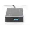 DIGITUS USB 3.0-hub, 4-voudig incl. 5V/2A voeding aluminium behuizing