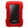 Externe HDD ADATA HD330 2 TB 2,5 inch USB 3.2 Gen 1 rood, stootvast, 256-bit-AES
