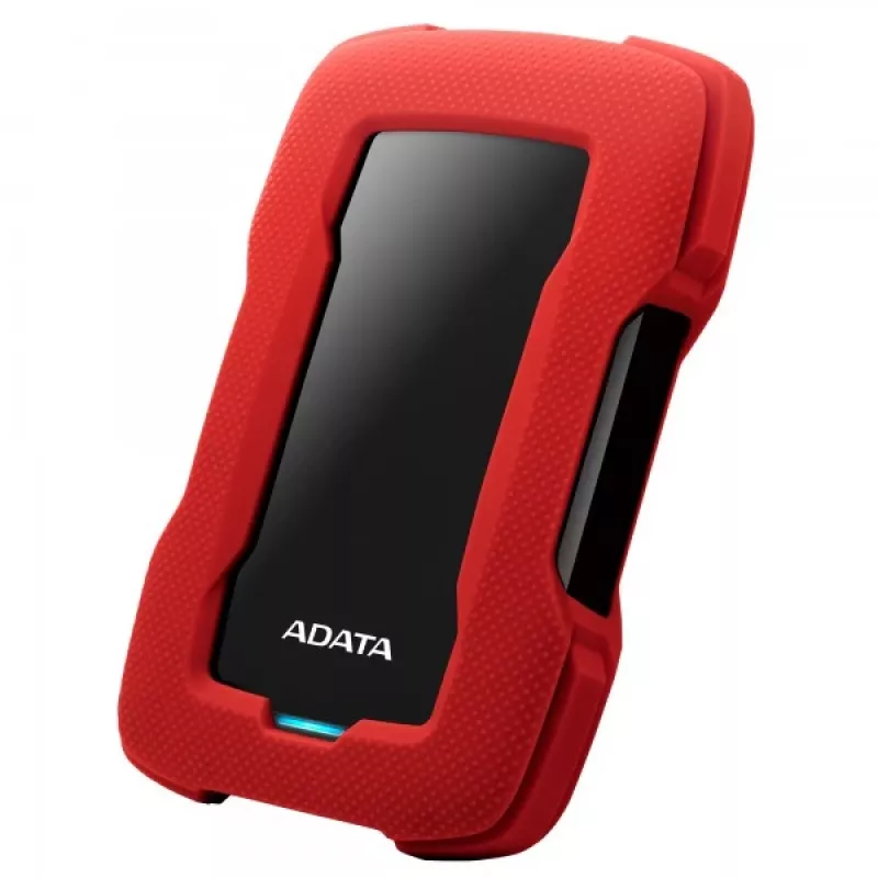 Externe HDD ADATA HD330 2 TB 2,5 inch USB 3.2 Gen 1 rood, stootvast, 256-bit-AES
