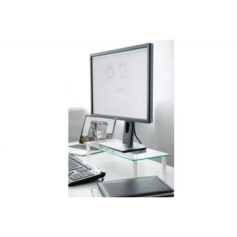 DIGITUS universele glazen monitorverhoger