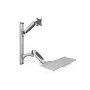 DIGITUS flexibele wandsteun voor werkplekken voor monitor+toetsenbord (DA-90354)
