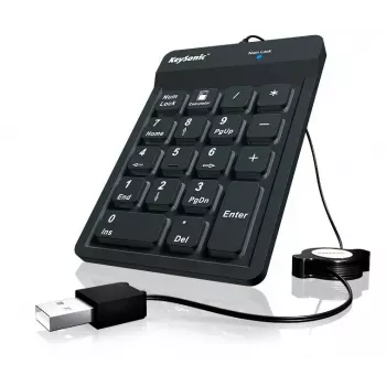 KeySonic ACK-118BK numeriek toetsenblok universeel USB zwart