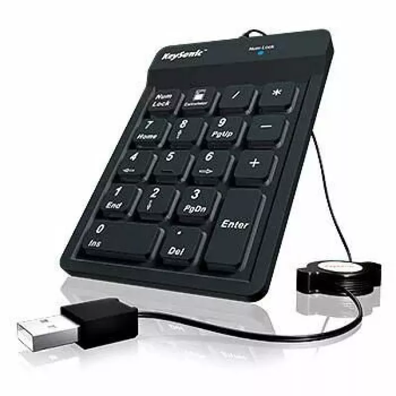 KeySonic ACK-118BK numeriek toetsenblok universeel USB zwart