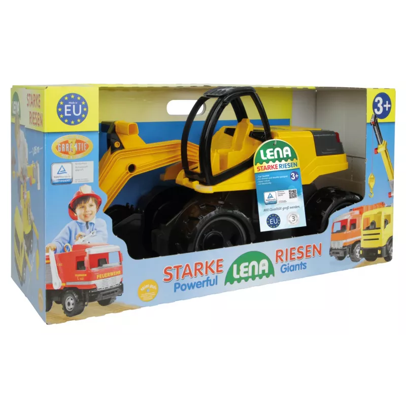 Lena GIGA TRUCKS graafmachine Pro, graafmachine, 3 jaar, zwart, geel