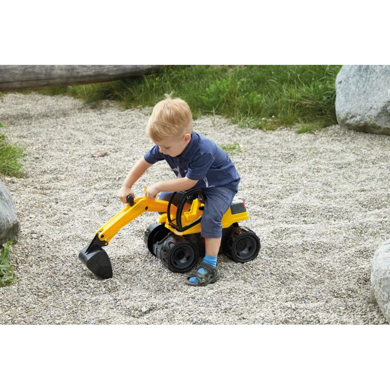 Lena GIGA TRUCKS graafmachine Pro, graafmachine, 3 jaar, zwart, geel