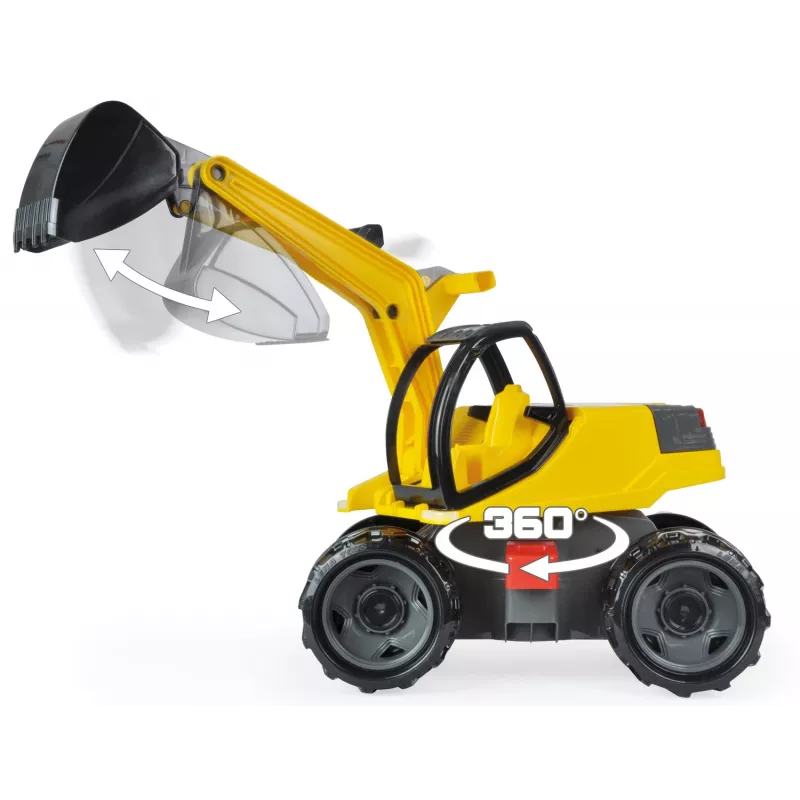 Lena GIGA TRUCKS graafmachine Pro, graafmachine, 3 jaar, zwart, geel
