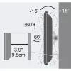 Techly wandsteun voor LCD LED 13-30 inch, volledig beweegbaar, wit