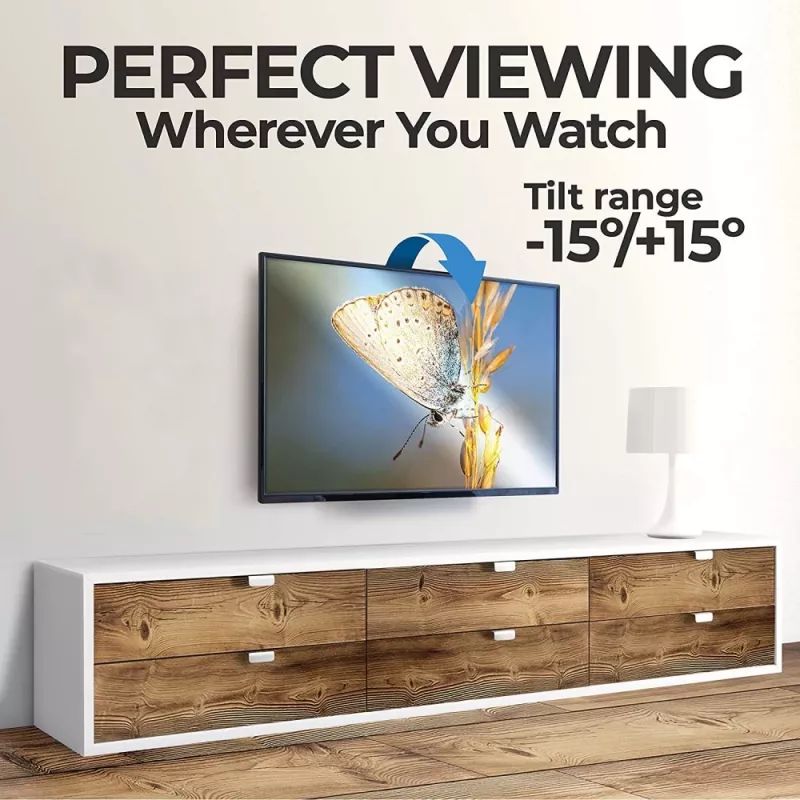 Techly wandsteun voor LCD LED 13-30 inch, volledig beweegbaar, wit