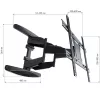 Techly 40-80 ultra slank full motion LCD tv-wandsteun zwart” ICA-PLB 172L